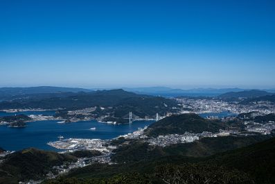 『長崎港出入口女神大橋』